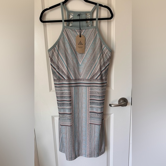 Prana women's Dress Ardor Agave Samba Built In Bra  green Sport Dress Size XL - Picture 6 of 10